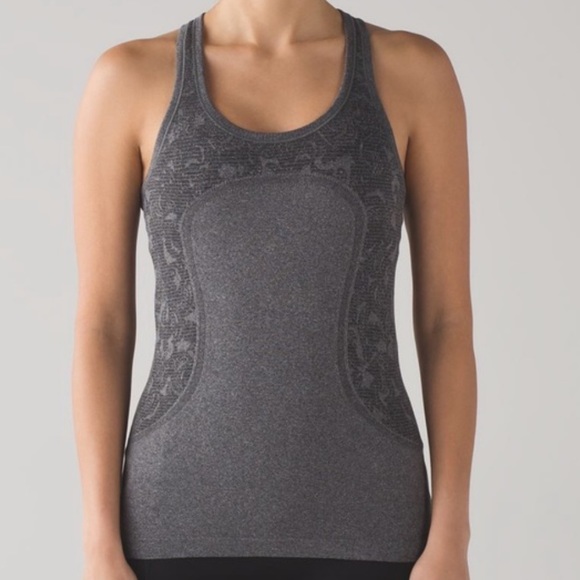 Lululemon Swiftly Tech Grey Racerback Tank Top